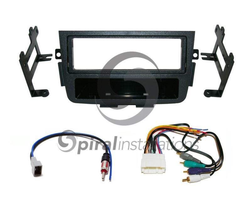 Acura mdx 2001-up sd bose radio stereo dash mounting installation kit combo +wh