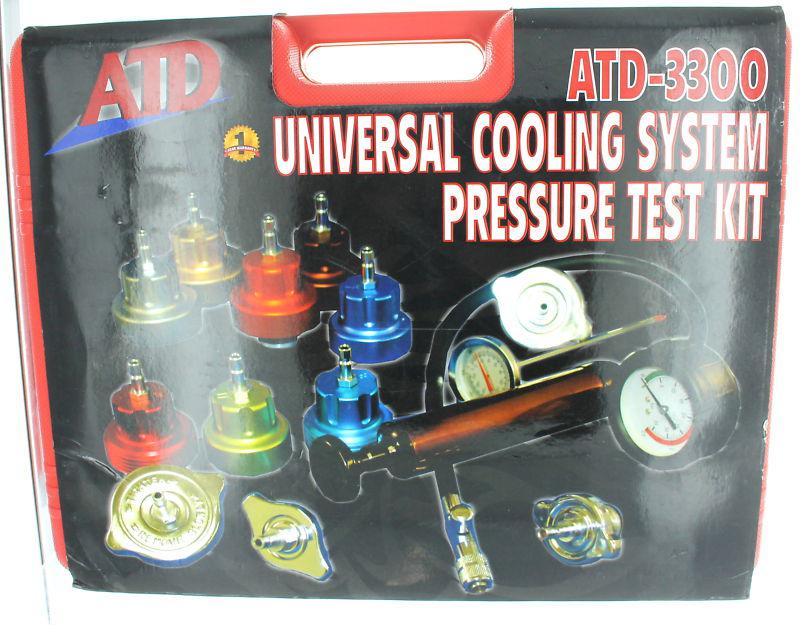 Atd tools 3300 cooling system pressure test kit 