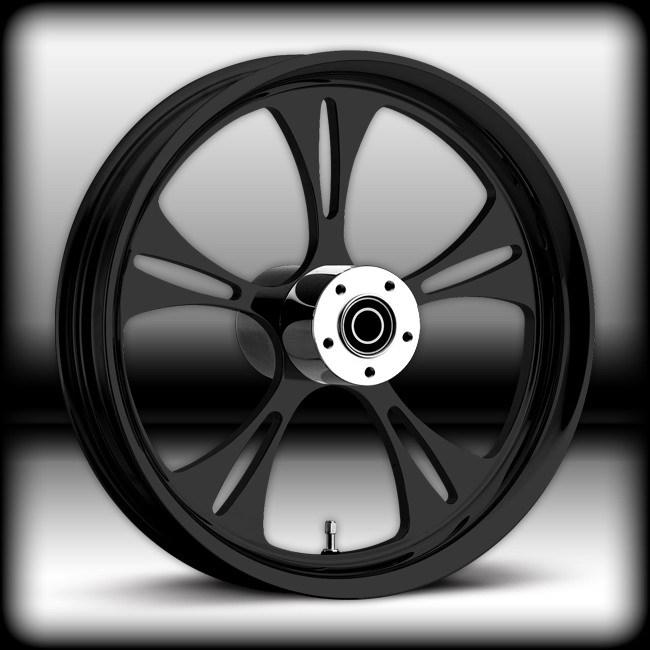 21x 3.25  harley davidson road glide gloss black reaper wheel