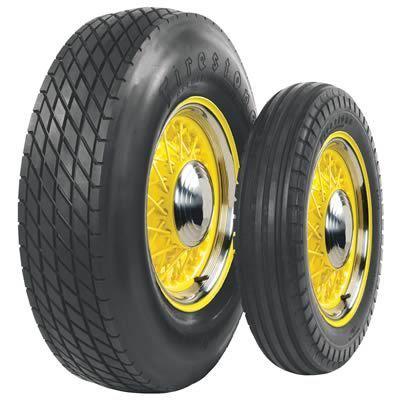Coker firestone dirt track tire 8.20-17 blackwall bias-ply 55661 each