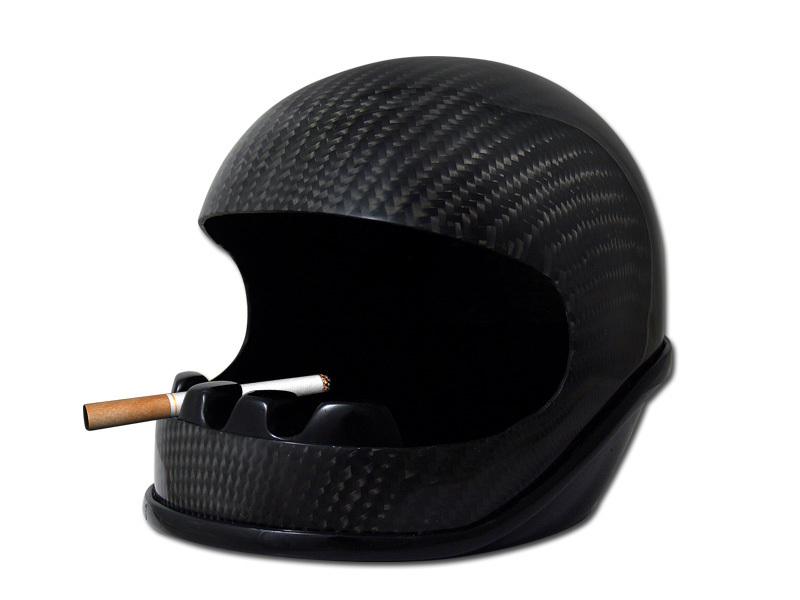 Arai rx-7 motorcycle helmet look carbon fiber ashtray