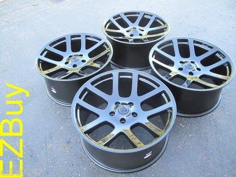 22" dodge ram 1500 srt10 style set of four new gloss black wheels rims 2223