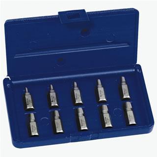 10pc hex head multi-spline screw extractors-532 series hanson 53226