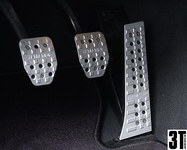 New bmw e36/46/60/63/64/83/87  genuine hamann aluminum manual pedal set 80099100