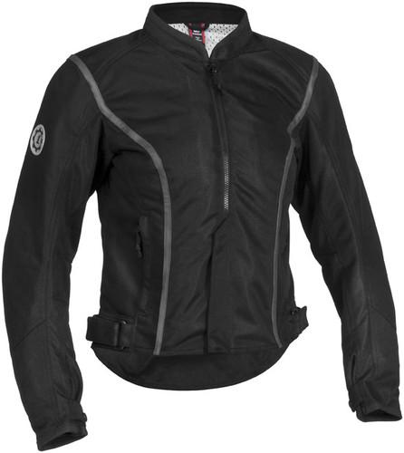 New firstgear women's contour womens mesh jacket, black, 2xl/xxl