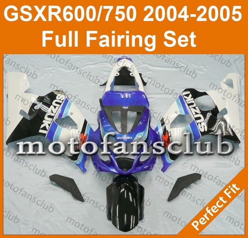 Fit suzuki gsxr 750 gsxr 600 04 05 gsx-r 2004 2005 fairing bodywork k4 #01 c