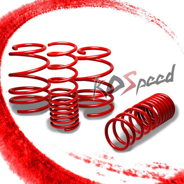 1.5" drop coil suspension racing lowering spring 08-13 scion xd 2zr xp110 red