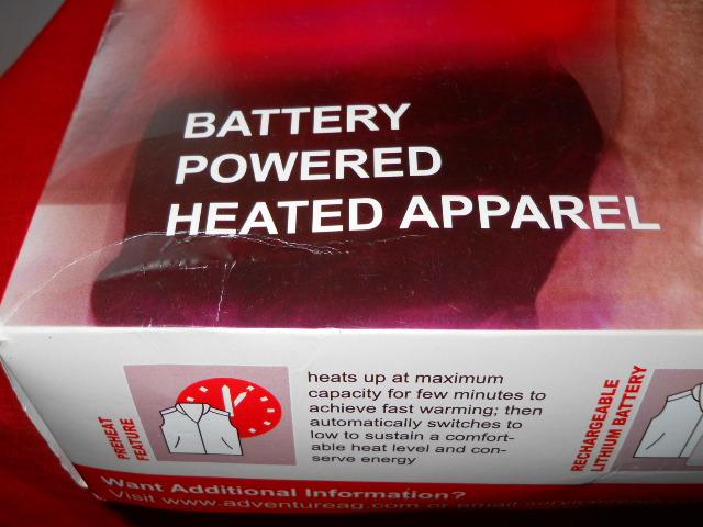 Venture heat mens battery powered heated city jacket large