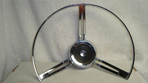1961 original galaxie steering wheel horn ring
