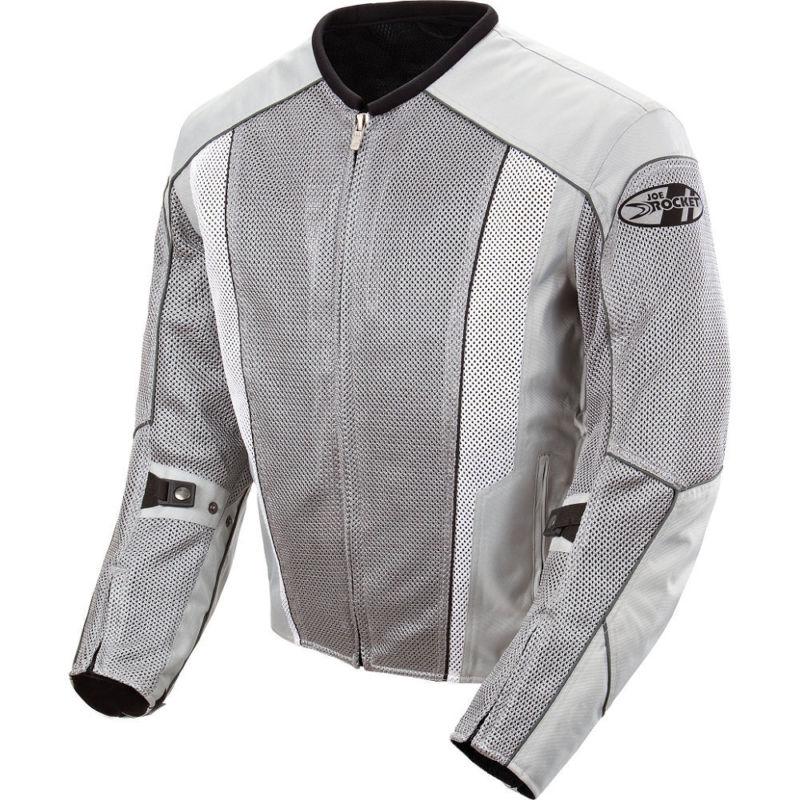 Joe rocket phoenix 5.0 silver 3xl mesh motorcycle jacket xxxl 3x-large