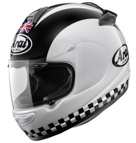 Arai vector 2 graphics motorcycle helmet phil read white x-large
