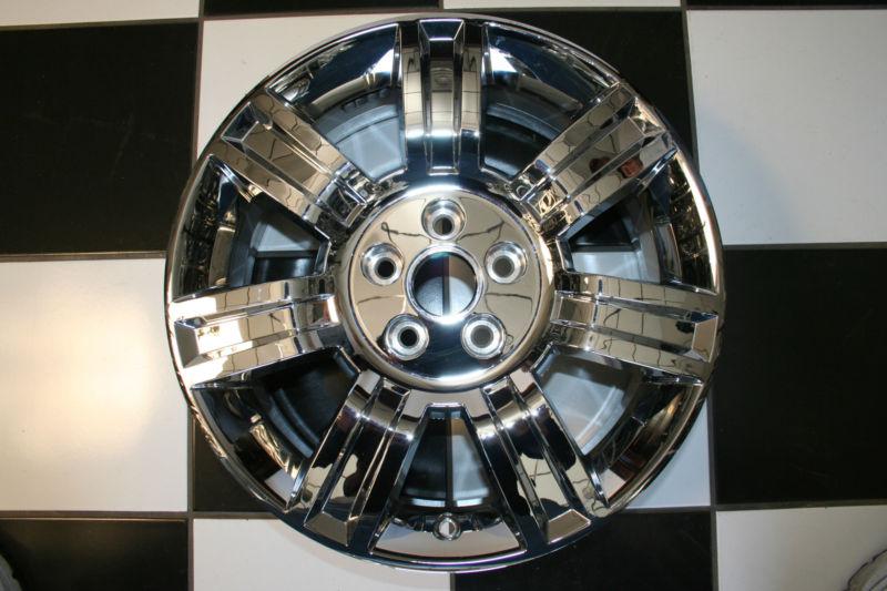 Cadillac dts 2008-2011 factory oem chrome clad 18" wheel rim 4644 #2 1 (single)