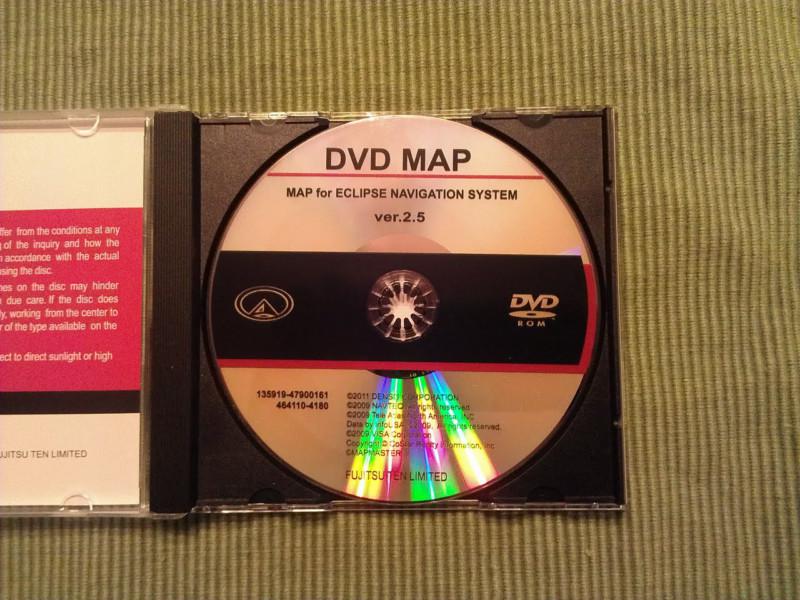 Eclipse Navigation DVD Map For AVN5510 MDV-81D