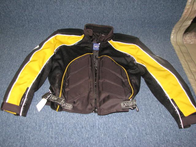 Nexgen black / yellow armor jacket coat size large