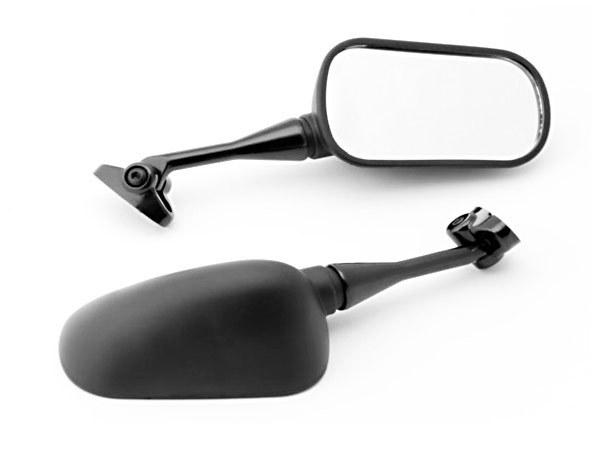 Black motorcycle mirrors left & right for 2000-2006 honda rc51 rvt1000r