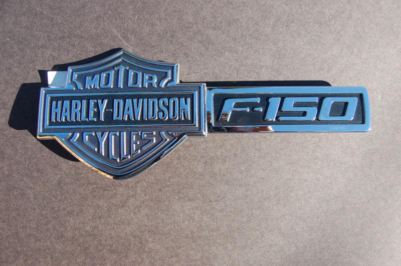  ford harley davidson f150 emblem new oem  al348443156 perfect