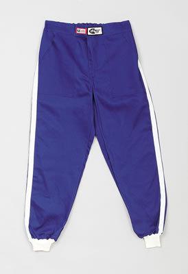 Rjs driving pants single layer proban 2x-large blue with white stripe ea