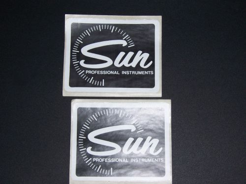 Sun professional vintage racing original decal sticker set of two