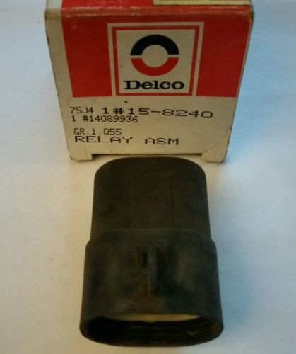 Oem gm delco relay 14089936 15-8240 nos free shipping