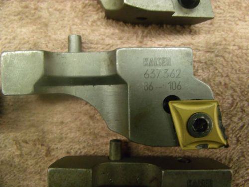 Kaiser carbide insert tool bit holder 637.362 86-106 qty 1 for swiss machine