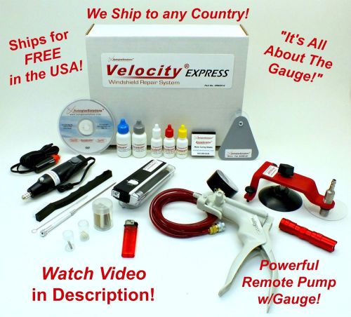Windshield repair kit velocity express