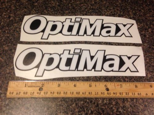 Mercury optimax outboard engine decals