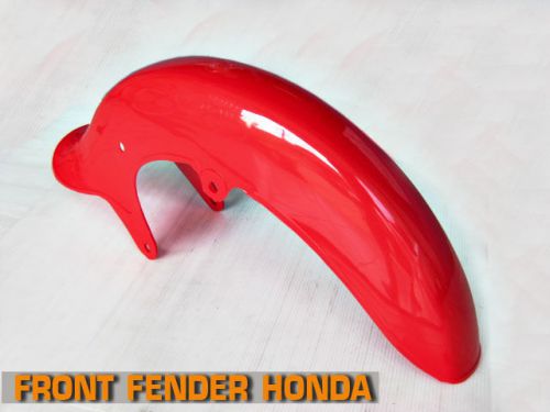 Honda cm90 cm91 cd90 c200 c201 ca200 front fender red  (mi)