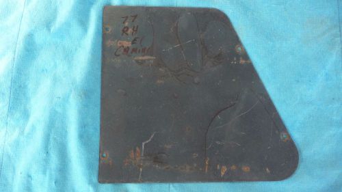 77  el camino rear bed panel  inspection cover plate  right side