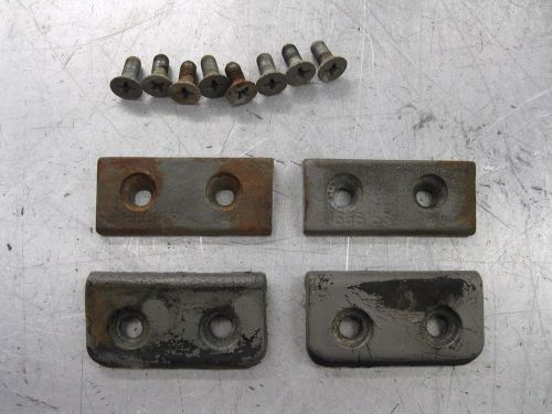 1956 willys jeep station wagon rear tailgate &amp; body wedges guides &amp; hardware