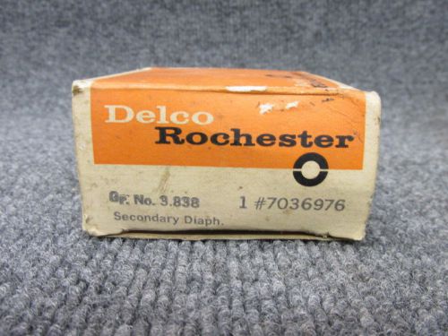 Delco rochester secondary diaphragm # 7036976 group 3.838 oem gm - nos