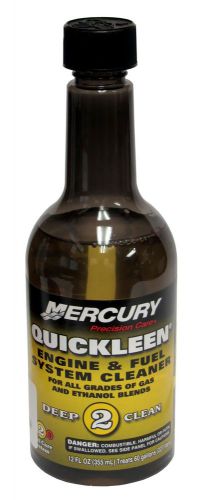 Mercury marine quickleen engine and fuel system cleaner, 12 ounces 92-8m0047931