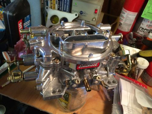 Edelbrock performer series 600 cfm carburetor # 1405 w/ ford kick-down &amp; extras