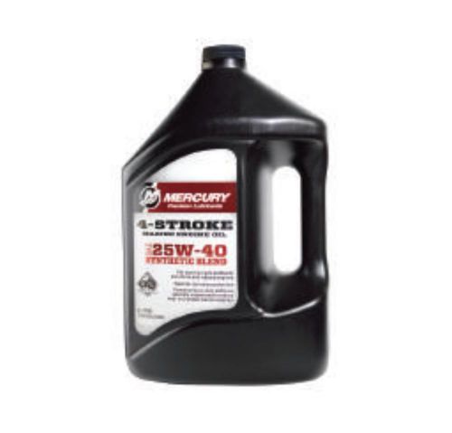 Oem mercury 4-stroke fc-w sae 25w-40 synthetic blend engine oil one gallon