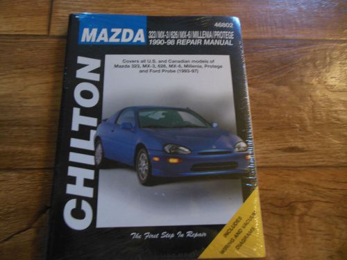 New chilton repair manual: mazda 323/mx-3/626/mx-6/millenia/protege (1990-98)