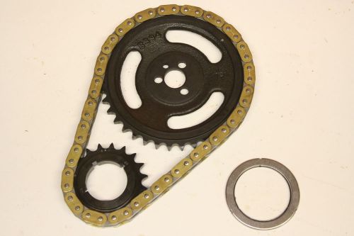 Big block chevy single roller timing chain &amp; gears set bbc torrington bearing