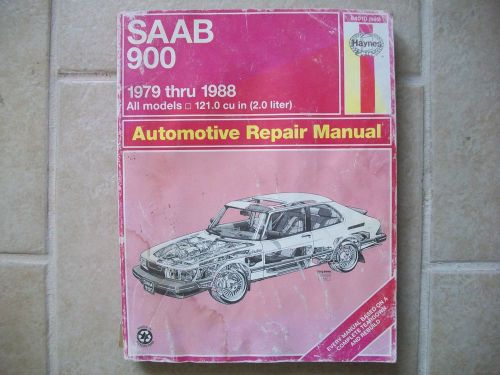 1979-1988 saab 900 haynes repair manual (84010) 980 all models