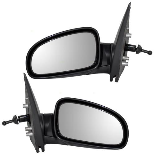 New pair set manual remote side view mirror glass housing g3 aveo & aveo 5