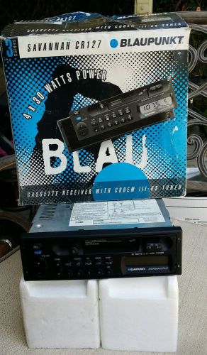 Blaupunkt savannah cr127 am fm cassette new in the box rare