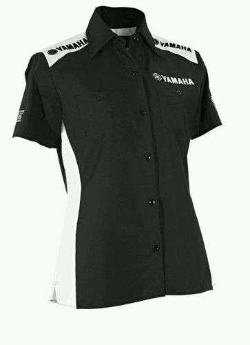 Yamaha oem women&#039;s yamaha racing pit shirt crw-13sbk size m