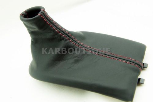 Fits 97-04 porsche boxter, 911, 996, 986 real leather shift boot red stitch