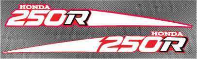 88-89 trx atv 250r 2pc fourtrax front fender decals stickers graphics