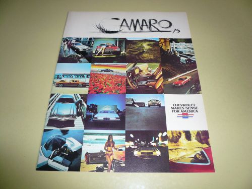 1975 camaro sales brochures -  buy one get a second one free - excellent
