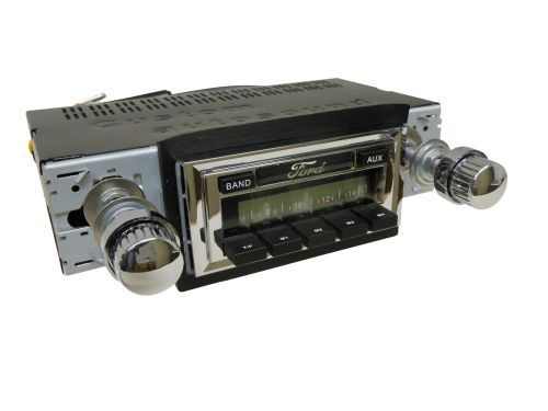 1968-1977 ford bronco radio ipod xm mp3 200 watt aux custom autosound 230