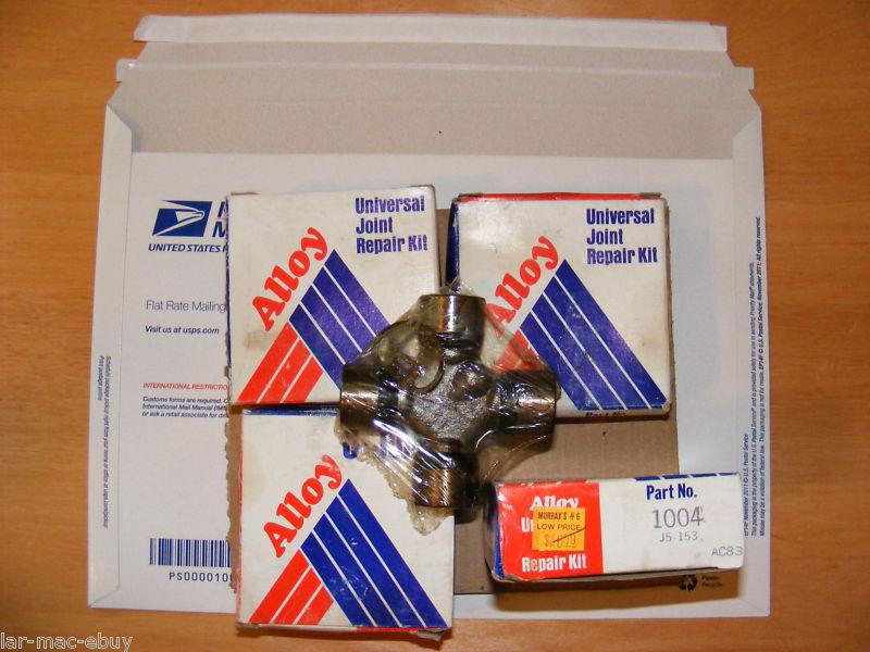Lot of 4 universal joint, p/n 1004, j5-153, g5-153x, 85-5261, ac83 free shipping