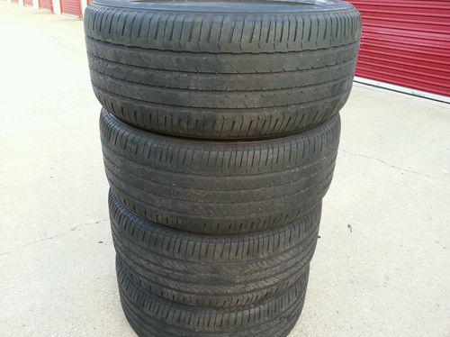 4) bridgestone dueler  rft 275/50/20  275/50/r20  tires