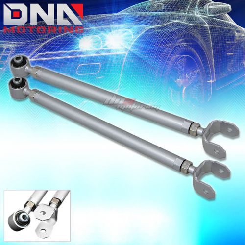 Light weight steel adjustable silver rear lower control arm camber kit bmw e46