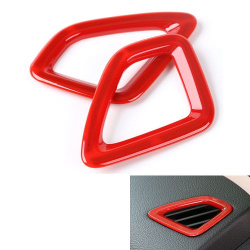 Instrument air vent outlet cover trim abs for jeep cherokee 14-2016 red