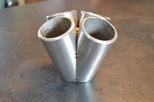 Stainless steel 4to1 merge turbo manifold merge collector diy turbo manifold