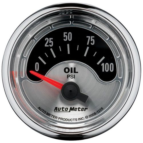 Auto meter 1226 american muscle; oil pressure gauge