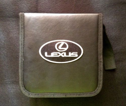 Lexus  cd / dvd case wallet holder  - holds 48 cds dvds - auto car racing